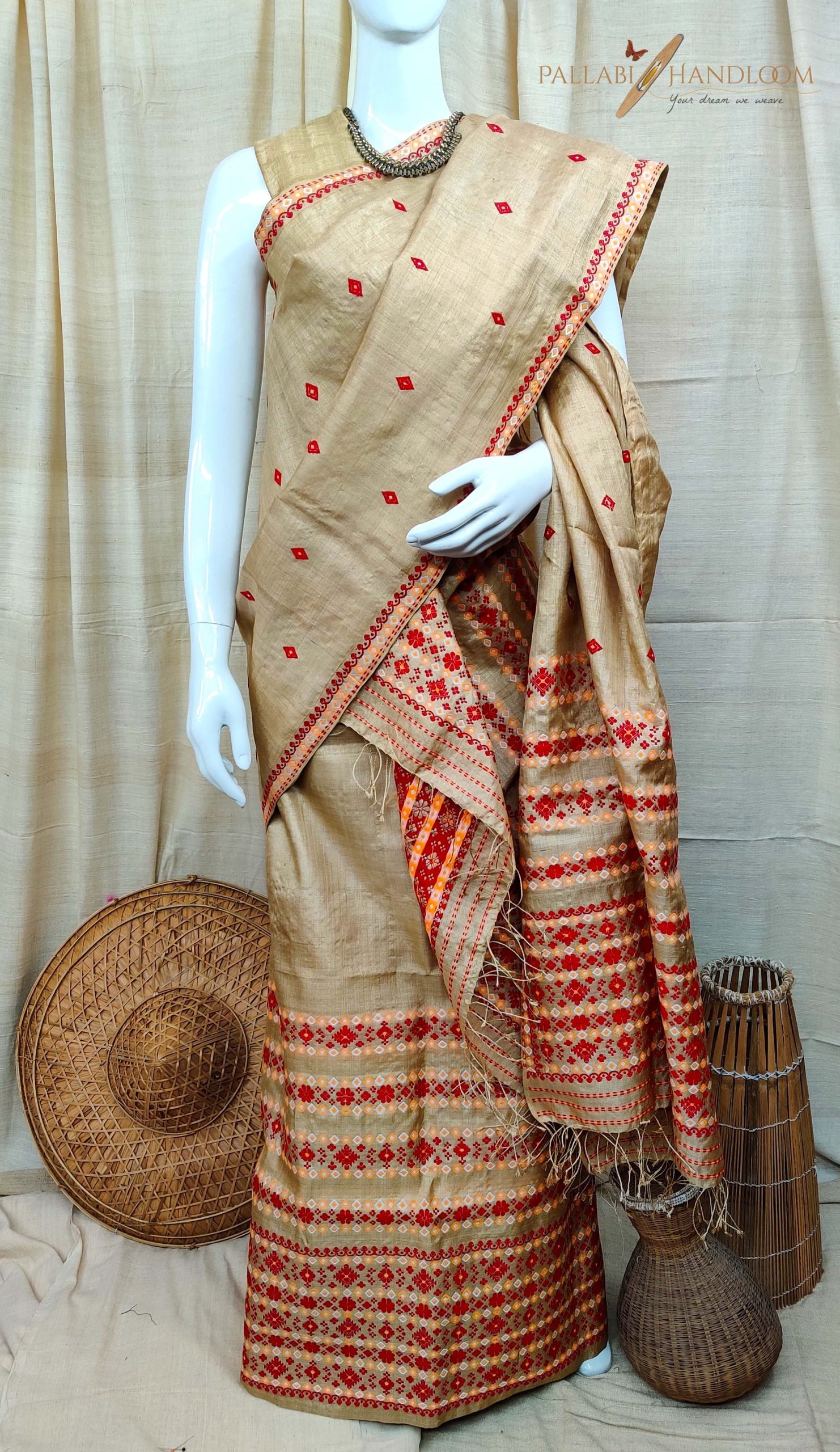 Assamese muga mekhela hotsell